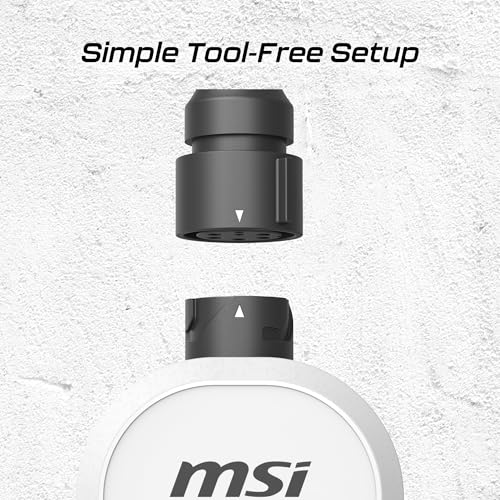 MSI EZgo NACS, 40A/9.6Kw, cargador portátil de nivel 1/2 con enchufe NEMA 5-15 y NEMA 14-50, color blanco