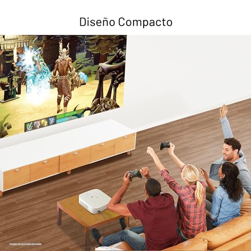 Epson Home Cinema 2350 4K PRO-UHD Proyector Inteligente para Juegos con Android TV, 3-Chip 3LCD, HDR10, HLG, 2,800 Lúmenes, Baja Latencia, Altavoz de 10 W, Bluetooth, Capacidad de Transmisión V11HA73020