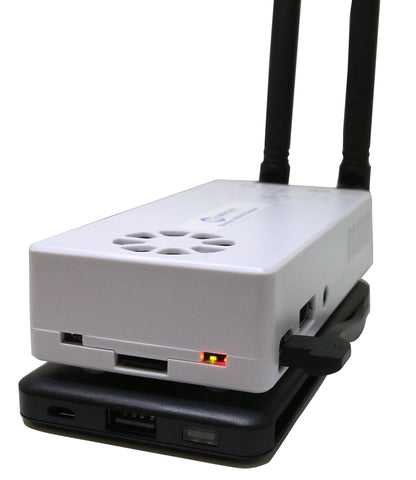Stratux ADS-B - Receptor de doble banda para clima y tráfico de aviación, WAAS GPS, AHRS, paquete de baterías, montaje de succión, antenas, SDR