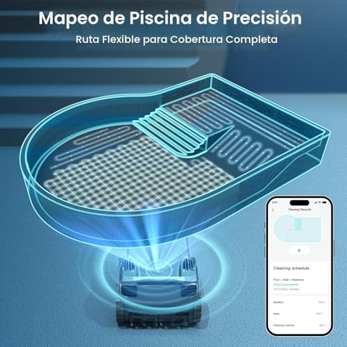 Aiper Scuba X1 Pro Max - Robot aspirador de piscina y robótico para piscina con succión de 8,500 GPH, mapeo de piscina, filtración ultrafina de 3 μm, estacionamiento inteligente de superficie, para todas las piscinas enterradas, gris
