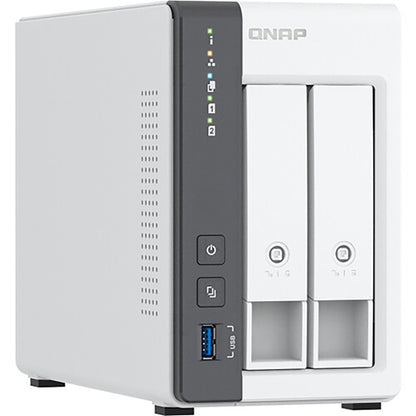 Carcasa NAS QNAP TS-216G de 2 bahías, ARM Cortex-A55, 4 GB de RAM, sin disco QNTS216G