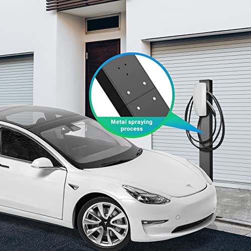 HOSMART Base de Carga EV, Conector de Pared, estación de Carga EV, Soporte de Carga para vehículos eléctricos, Soporte para estación de Carga de Coche eléctrico Tesla, Accesorios para Tesla