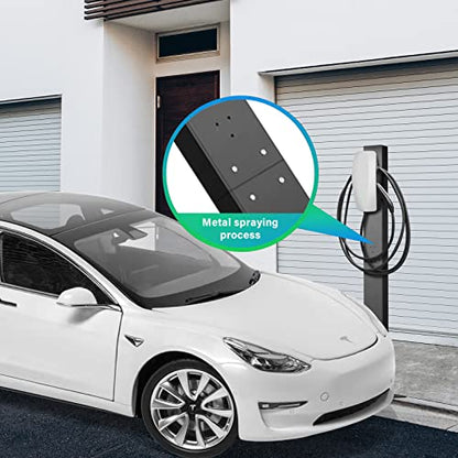 HOSMART Base de Carga EV, Conector de Pared, estación de Carga EV, Soporte de Carga para vehículos eléctricos, Soporte para estación de Carga de Coche eléctrico Tesla, Accesorios para Tesla