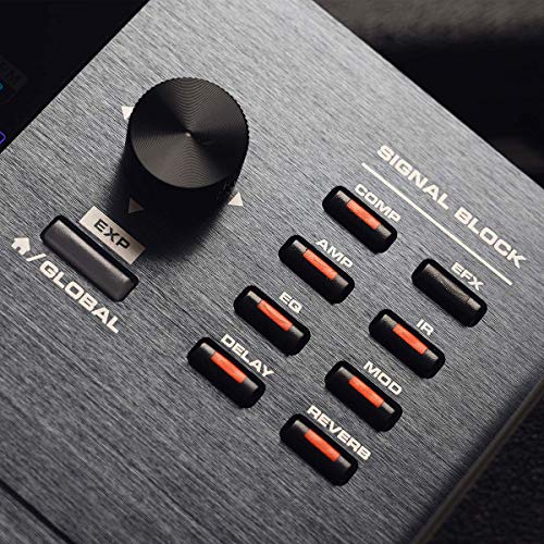 NUX MG-30 Pedal multiefectos para guitarra/bajo/amplificador acústico, procesador de modelado de infrarrojos, algoritmo de caja blanca, enrutamiento EFX, LCD a color de 4 pulgadas, interruptor de pie