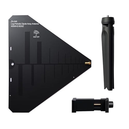 ZA-048 LDPA Log-Periódico Dipolo Array Antena 400MHz-8GHz para Tinysa Ultra Spectrum Analyzer