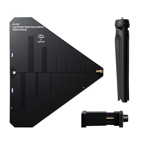 ZA-048 LDPA Log-Periódico Dipolo Array Antena 400MHz-8GHz para Tinysa Ultra Spectrum Analyzer