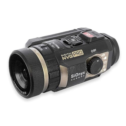 SiOnyx Aurora PRO - Cámara digital de visión nocturna a color y kits - Aurora PRO, WiFi, brújula y GPS, tarjeta MicroSD, funda protectora impermeable y más #C011300
