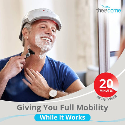 EVO - Casco láser para el crecimiento del cabello LH40, terapia de luz roja para el recrecimiento del cabello y el tratamiento de la pérdida de cabello, aprobado por la FDA LH40 EVO