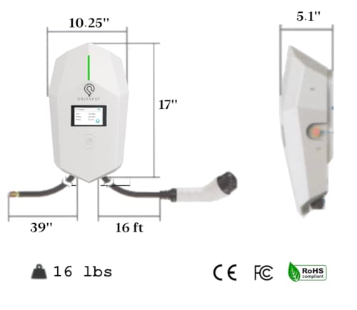 GRIDSPOT Commercial Level 2 WI-FI OCPP Electric Vehicle EV Charging Station GS11.5
