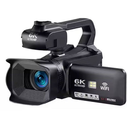 Videocámara Aries CineView 6K Ultra HD - Pantalla abatible de 3", WiFi, zoom 18x -ARCVDCR6K