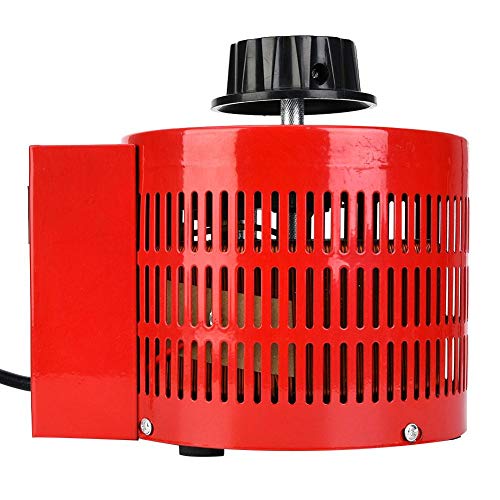 TDGC2-2KM Regulador de voltaje CA Transformador de voltaje CA Salida 0 ~ 130V 20A Convertidor de voltaje de CA monofásico, enchufe de EE. UU. 110V 2000W
