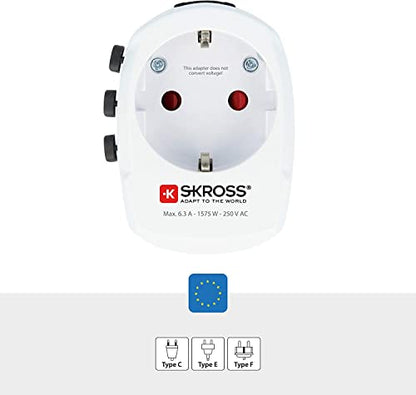 SKROSS Adaptateur Voyage Secteur Pro Ligh USB