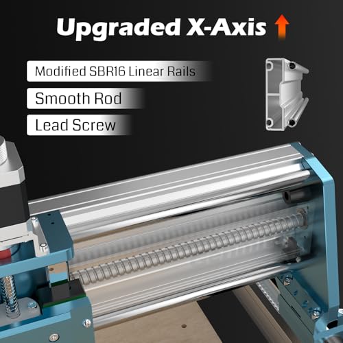 SainSmart Genmitsu 4040-PRO MAX Enrutador CNC, recortadora de 710 W y riel lineal, área de trabajo 16.142 x 15.945 x 3.031 in, para fresado de corte acrílico de madera, control GRBL - 4040PM