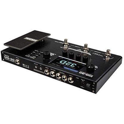 NUX MG-30 Pedal multiefectos para guitarra/bajo/amplificador acústico, procesador de modelado de infrarrojos, algoritmo de caja blanca, enrutamiento EFX, LCD a color de 4 pulgadas, interruptor de pie