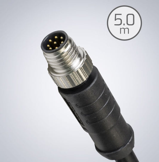 M8 GPIO 8-pin (Amphenol) 5.0m Cable - LUCID Vision Labs