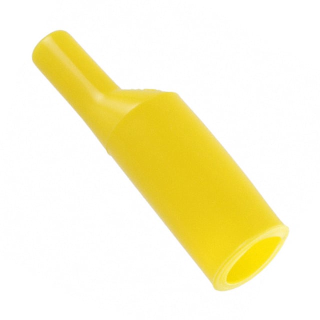 Mueller Electric Co BU-62-4 BU Clip de prueba, conductor, sonda Aislante, amarillo