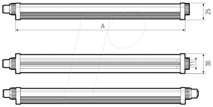 LED2WORK 111010-37 - LEANLED II Opal-K 1520 mm