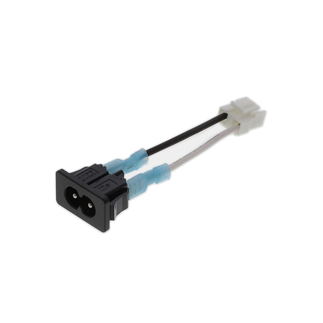 GlobTek, Inc. C810070M6VAR2(R) - Socket rectangular de 02 pos. a IEC 320-C8 0.20' (60.0mm)
