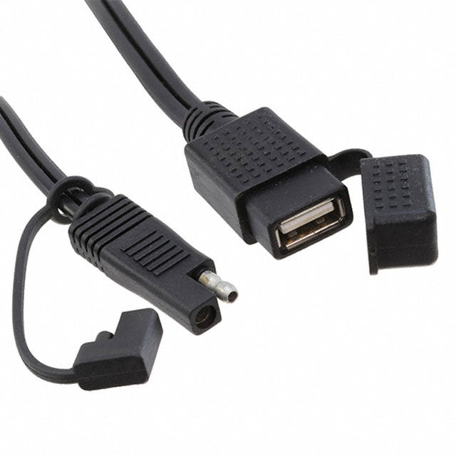 CNC Tech CNC-SAE-744-00100 - Conector SAE a receptáculo hembra USB A 3.28' (1.00m)