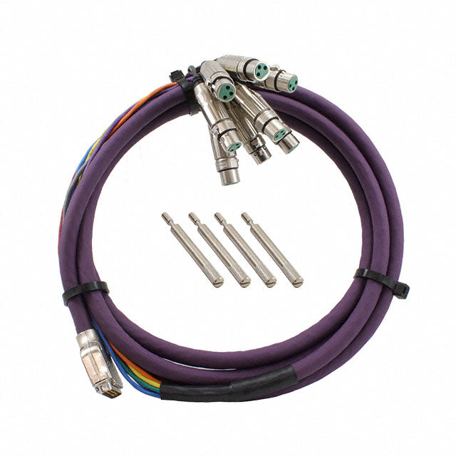 Switchcraft Inc. DB25M10XLRF StudioPatch® DB25 D-Sub macho y de 25 pos a XLR hembra (8) 10.00' (3.05m)