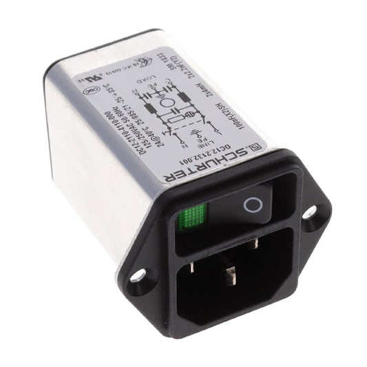 SCHURTER Inc. DC12.2132.001 DC12 - Receptáculo, clavijas macho - Módulo - -