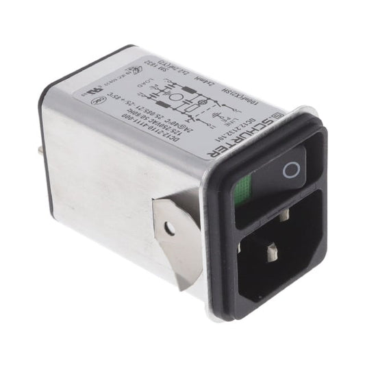 SCHURTER Inc. DC12.2132.101 DC12 - Receptáculo, clavijas macho - Módulo - -