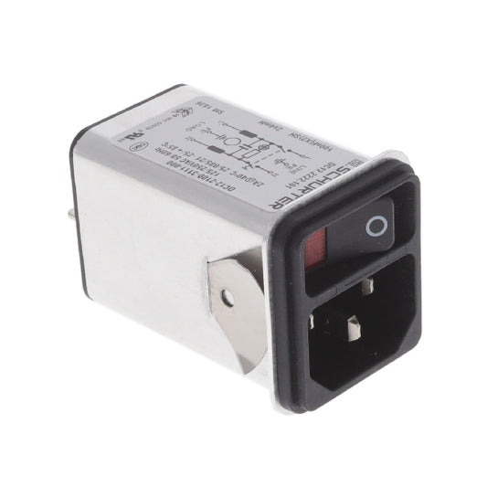 SCHURTER Inc. DC12.2222.101 DC12 - Receptáculo, clavijas macho - Módulo - -