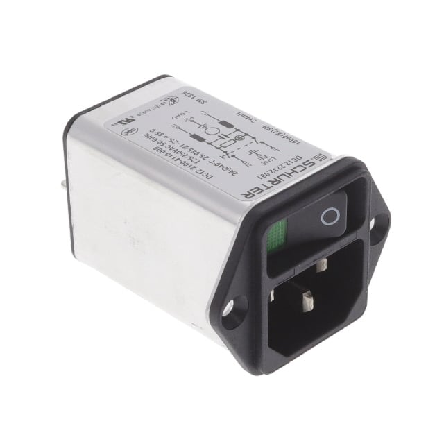 SCHURTER Inc. DC12.2232.001 DC12 - Receptáculo, clavijas macho - Módulo - -