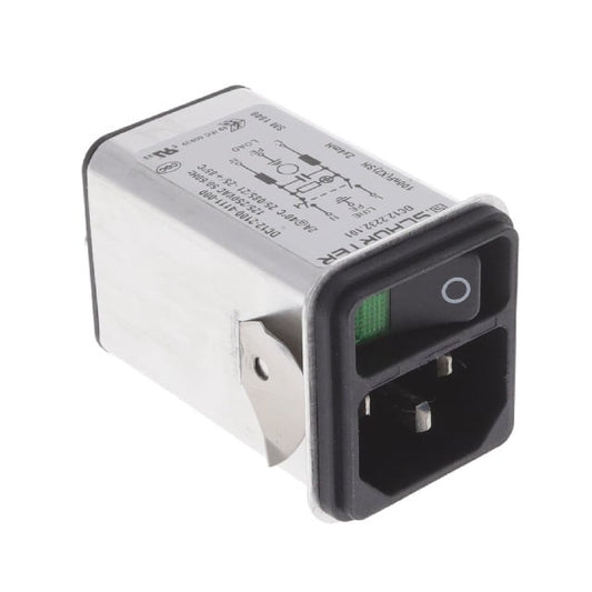 SCHURTER Inc. DC12.2232.101 DC12 - Receptáculo, clavijas macho - Módulo - -
