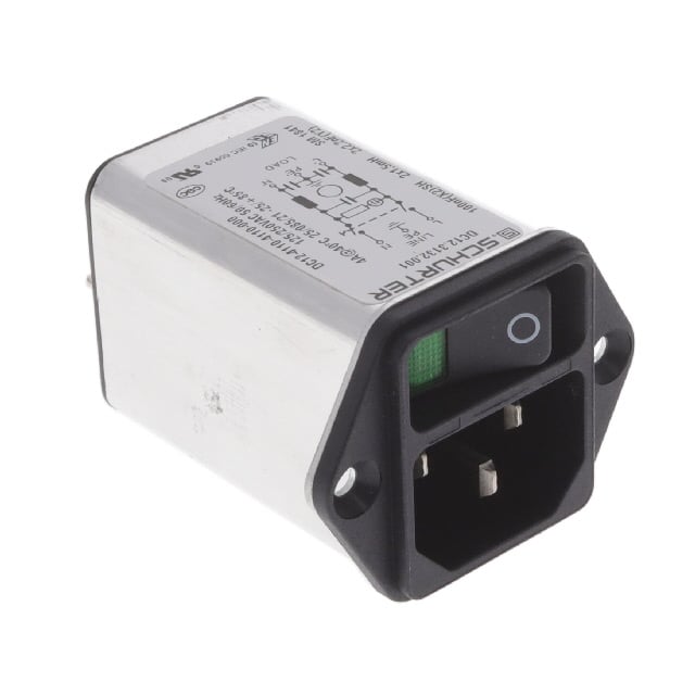 SCHURTER Inc. DC12.3132.001 DC12 - Receptáculo, clavijas macho - Módulo - -