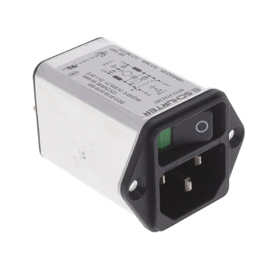 SCHURTER Inc. DC12.3132.001 DC12 - Receptáculo, clavijas macho - Módulo - -