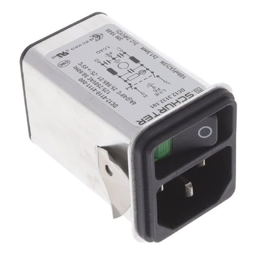 SCHURTER Inc. DC12.3132.101 DC12 - Receptáculo, clavijas macho - Módulo - -