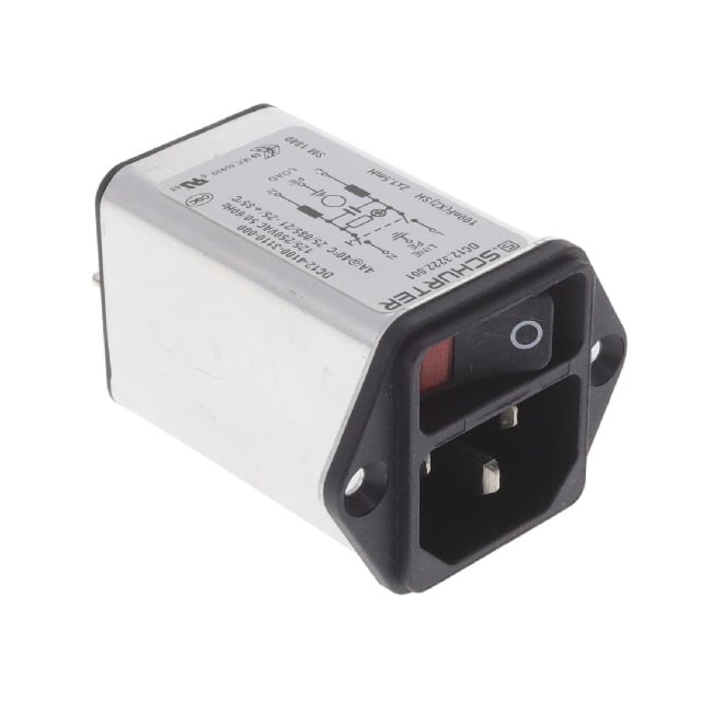 SCHURTER Inc. DC12.3222.001 DC12 - Receptáculo, clavijas macho - Módulo - -