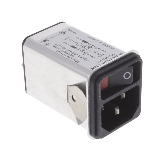 SCHURTER Inc. DC12.4222.101 DC12 - Receptáculo, clavijas macho - Módulo - -