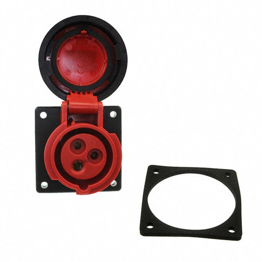 Altech Corporation F31S55A - Pin y manguito (2P3W) Receptáculo, enchufes hembra 20A 480VCA