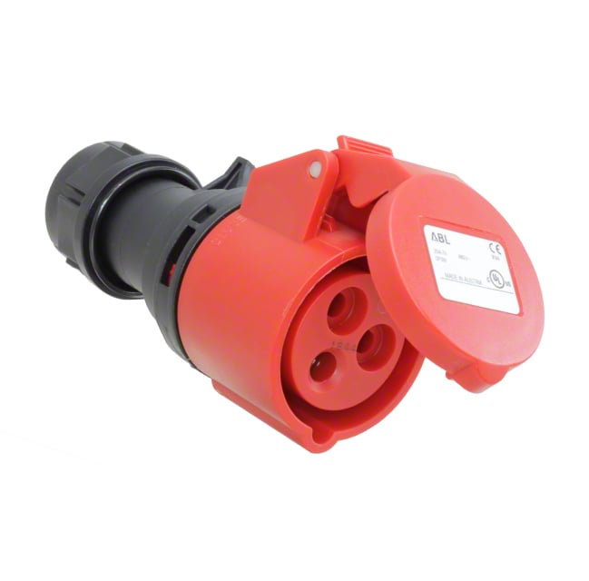 Altech Corporation K31S50A - Pin y manguito (2P3W) Receptáculo, enchufes hembra 20A 480VCA