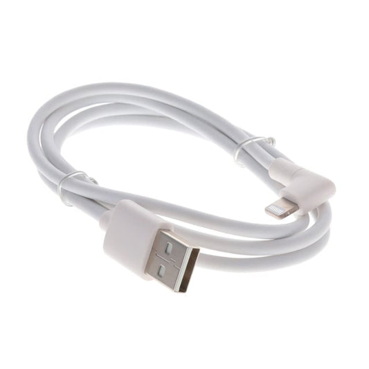 Eaton Tripp Lite M100-003-LRA-WH - Clavija de conexión macho USB A a conector de iluminación i5, ángulo recto 3.00' (914.4mm)