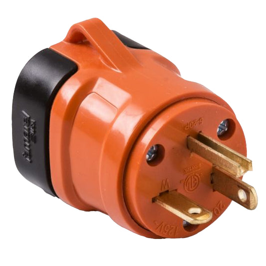 Famatel USA 0-1120 - NEMA 5-20P Clavija de conexión, hojas macho 20A 125V
