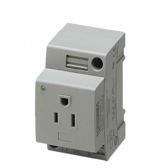 Phoenix Contact 804173 - NEMA 5-15R Receptáculo, enchufes hembra 15A 125VCA