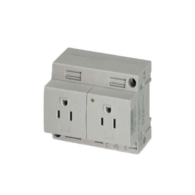 Phoenix Contact 804163 - NEMA 5-15R Receptáculo, enchufes hembra 15A 125VCA