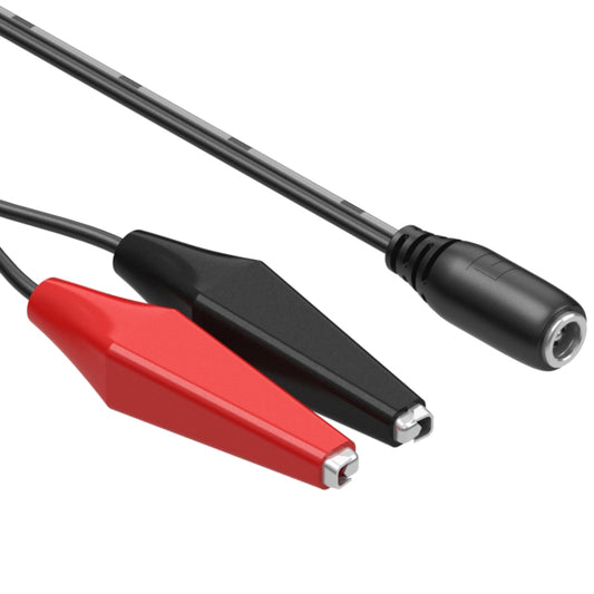 Tensility International Corp 10-02460 - Conector tipo barril - 2.1mm DI, 5.5mm DE a pinzas de caimán (2) 1.00' (304.8mm)