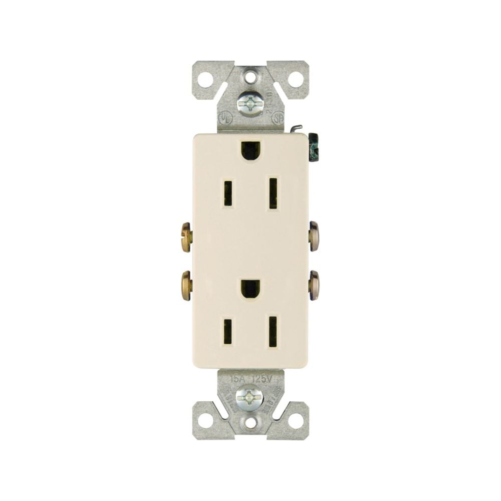 Eaton Wiring Devices 1107LA 1107 NEMA 5-15R Receptáculo, enchufes hembra 15A 125VCA