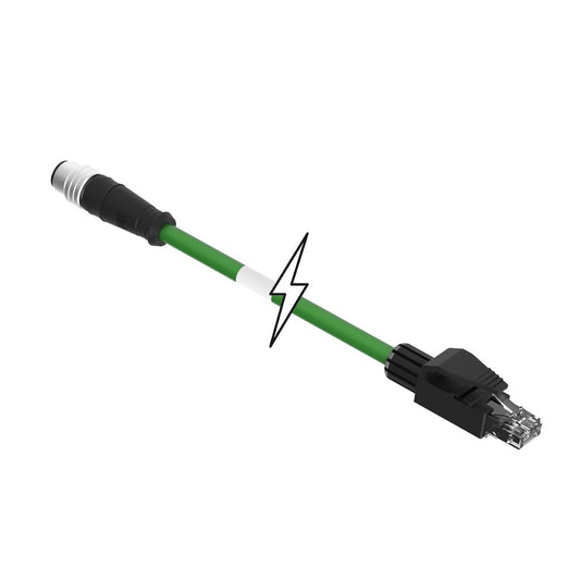 Molex 1201080289 120108 Circular de 04 pos macho a RJ45, 8p4c 13.12' (4.00m)