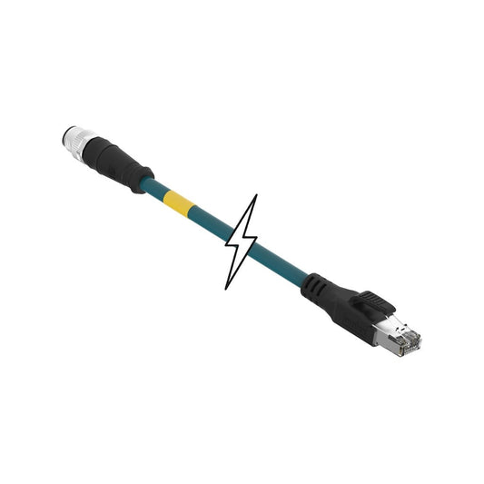 Molex 1300488101 130048 Circular de 04 pos macho a RJ45, 8p4c 32.81' (10.00m)