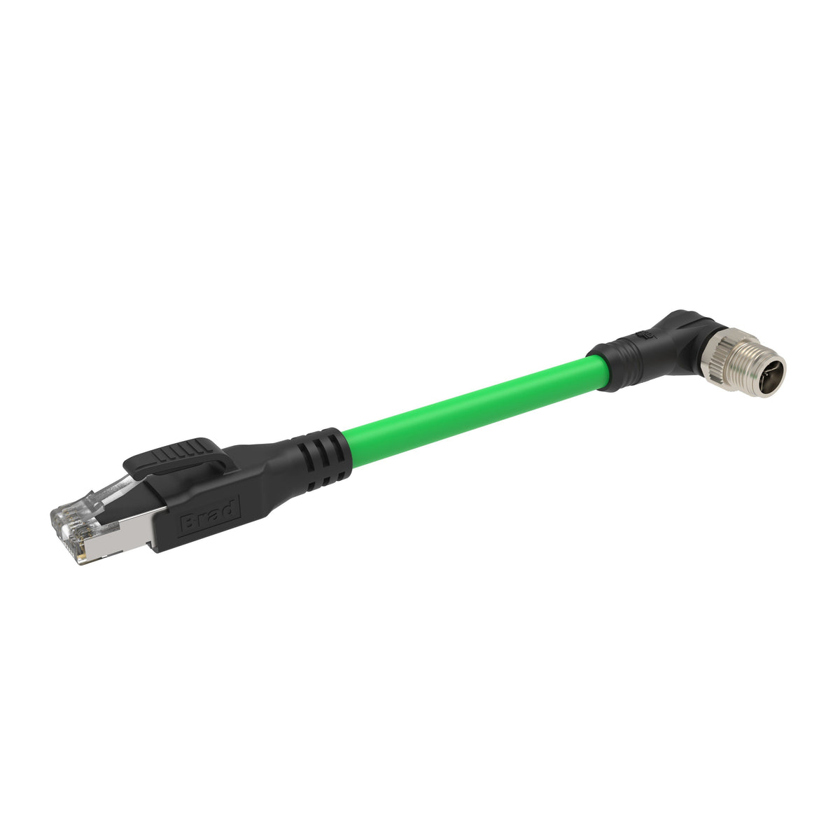 Molex 1203411188 Brad Micro-Change 120341 Circular 08 pos macho, ángulo recto a RJ45, 8p8c 3.28' (1.00m)