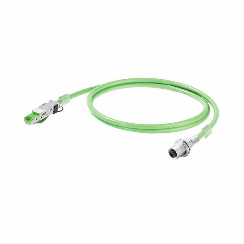 Weidmüller 1234750010 - Circular, hembra y de 04 pos a RJ45, 8p4c 3.28' (1.00m)