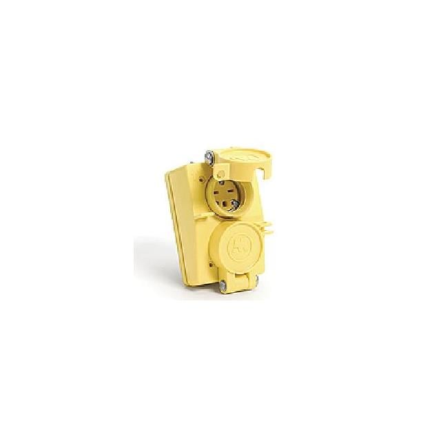 Molex 1301460138 Watertite 130146 NEMA 6-15R Receptáculo, enchufes hembra 15A 250V
