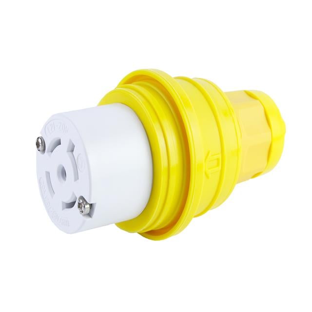 Molex 1301470064 Watertite 130147 NEMA L21-20P Clavija de conexión, enchufes hembra 20A 208V