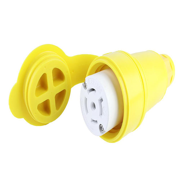 Molex 1301470065 Watertite 130147 NEMA L22-20R Receptáculo, enchufes hembra 20A 277/480VCA, 3 fase