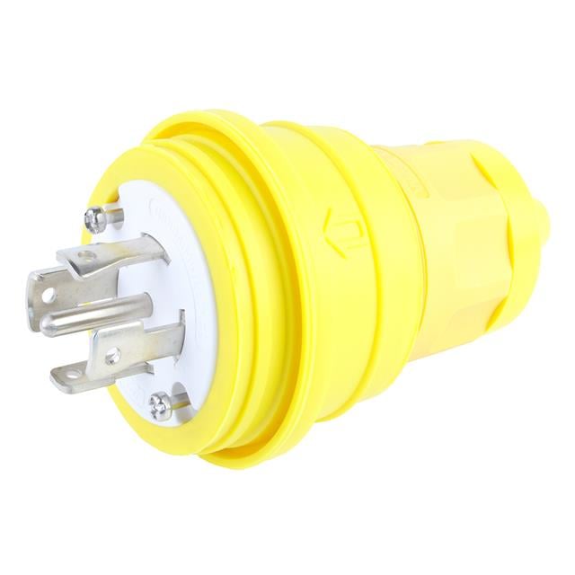 Molex 1301470086 Watertite 130147 NEMA L22-30P Clavija de conexión, hojas macho 30A 277/480VCA, 3 fase